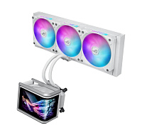 ASUS vodní chladič CPU AIO ROG RYUO IV SLC 360 ARGB, 3x120 mm, LGA1851, AM5, bílá