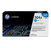 HP 504A Cyan LJ Toner Cart, CE251A (7,000 pages)