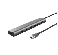 BAZAR - TRUST rozbočovač HALYX, 7portový rozbočovač USB 3.2 Gen1