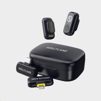 Hollyland LARK A1 Combo with USB-C RX + Lightning RX + Charging Case