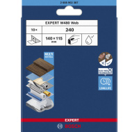 Bosch EXPERT W480 Web 1/4 ruční brusná síť, 115 × 140 mm, G240