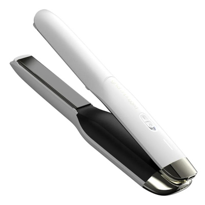 GHD Unplugged žehlička na vlasy, bezdrátová, USB-C, automatické vypnutí, bílá
