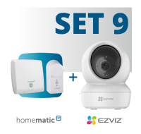 Homematic IP  Sada Kontrola přístupu s kamerou Ezviz - HmIP-SET9