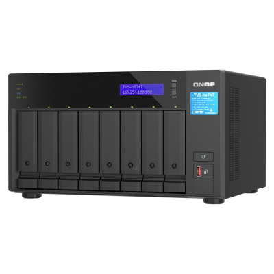 QNAP TVS-h874T-i7-32G (12C/i7/32GBRAM/8xSATA/2x2,5GbE/2xM.2/3xUSB3.2/1xHDMI/2xTB/2xPCIe)
