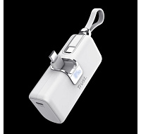 TRUST powerbanka PACTO 5000 PD POCKET, bílá