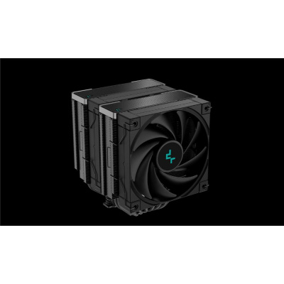 DEEPCOOL CPU Chladič AK620 ZERO DARK, 2x120mm, LGA1851, AM5, černá