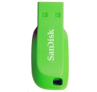 SanDisk Flash Disk 32GB Cruzer Blade, USB 2.0, zelená