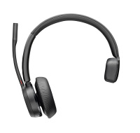 Poly Voyager 4310 bezdrátová náhlavní souprava, BT700 USB-A adaptér, mono, nabíjecí stojánek