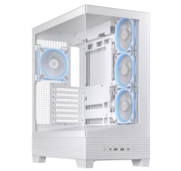 ASUS case A31 PLUS TG ARGB, Mid Tower, Průhledná bočnice, 4x120mm ARGB Fan, ARGB Hub, bílá