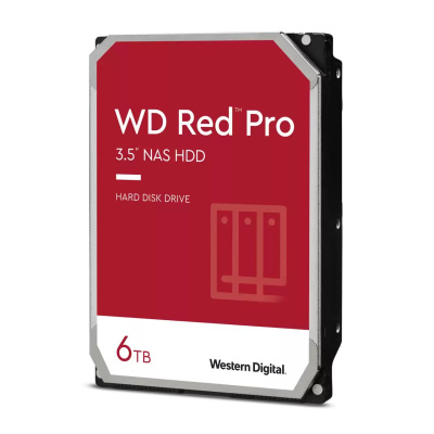 WD RED Pro NAS WD6005FFBX 6TB SATAIII/600, 512MB cache, CMR