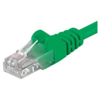 PremiumCord Patch kabel UTP RJ45-RJ45 CAT6 3m zelená