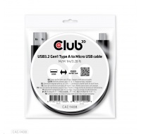 Club3D Kabel USB 3.2 Gen1 Type-A to Micro USB Cable M/M, 1m