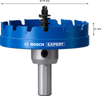 Bosch děrovka EXPERT Sheet Metal 75 mm