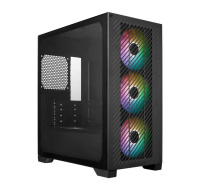 Cooler Master case Elite 301, mini-ITX, 3x 120mm ARGB Fan, bez zdroje, černá