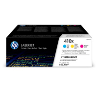 HP 410X 3-pack High Yield Cyan/Magenta/Yellow Original LaserJet Toner Cartridges (CF252XM) (5,000 / 5,000 / 5,000 pages)