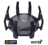 ASUS RT-AX89X (AX6100) WiFi 6 Extendable Router, 10G porty,  AiMesh, 4G/5G Mobile Tethering