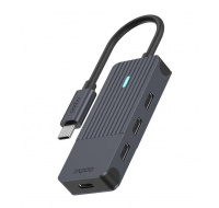 RAPOO rozbočovač UCH-4002, USB-C na USB-C