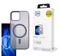 3mk ochranný kryt Frosty MagCase Purple pro Apple iPhone 12 Pro Max