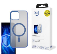 3mk ochranný kryt Frosty MagCase Blue pro Apple iPhone 15 Plus