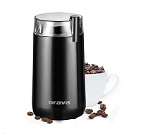 Orava KM-803 mlýnek na kávu, 180 W, nůž z ušlechtilé oceli, objem 45g, bezpečnostní pojistka, černá
