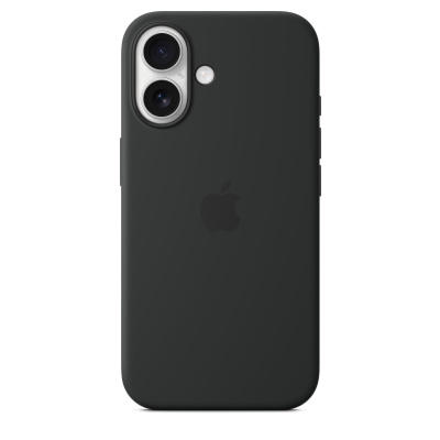 APPLE iPhone 16 Silicone Case with MagSafe - Black