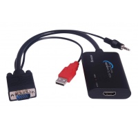 PREMIUMCORD Převodník elektronický VGA+audio na HDMI