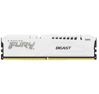 KINGSTON DIMM DDR5 32GB 6400MT/s CL32 ECC FURY Beast XMP Bílá