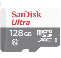 Sandisk MicroSDXC karta 128GB Ultra (R:100/W:100 MB/s, UHS-I, C10)