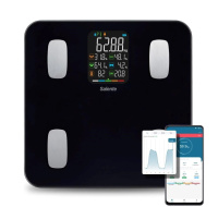 Salente MaxFit, chytrá osobní diagnostická fitness váha, Bluetooth, černá