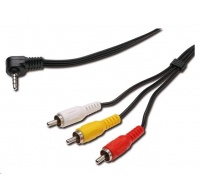 PREMIUMCORD Kabel audio/video 3,5mm Jack 4pin - 3x Cinch 1,5m (M/M)