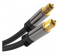 PremiumCord Kabel Toslink M/M, 6mm, 1m, černá