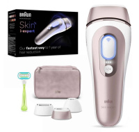 Braun Skin i·expert PL7253 IPL epilátor, 2 režimy, nástavce, UV filtr, obličej, intimní partie, tělo