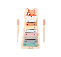 Dřevěný xylofon pro děti - Liška
