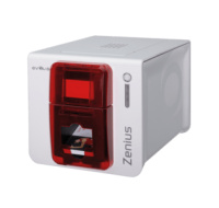 Evolis Zenius Expert, single sided, 12 dots/mm (300 dpi), USB, Ethernet, red