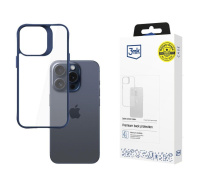 3mk ochranný kryt Satin Armor Case+ Blue pro Apple iPhone 15 Pro