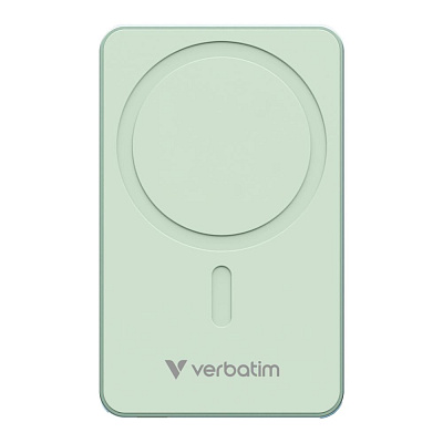 VERBATIM Powerbanka Charge 'n' Go Essentials, Magnetická, 20000 mAh, USB-C, Zelená