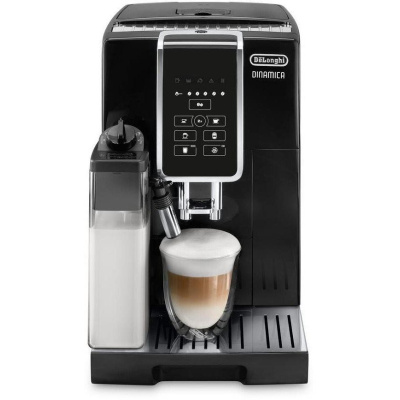 BAZAR - DeLonghi Dinamica ECAM 350.50.B automaticý kávovar, 15 bar, 1450 W, vestavěný mlýnek, mléčný systém - použito