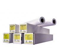 HP Heavyweight Coated Paper, 167 microns (6.6 mil) • 130 g/m2 (35 lbs) • 1524 mm x 68.6 m, Q1957A