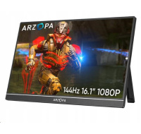 Arzopa Z1FC Portable Monitor 16.1" 144hz IPS Full HD 1080p Metal Housing Přenosný monitor + pouzdro