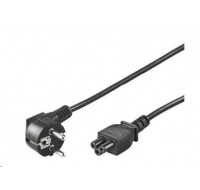 PREMIUMCORD Kabel napájecí 230V pro NTB (3pin, Schuko, trojlístek) 5m