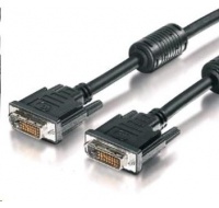 PREMIUMCORD Kabel DVI - DVI propojovací 3m (DVI-D, M/M, dual link)