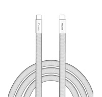 VERBATIM Kabel Sync & Charge SoftTouch USB-C, 100W, 120cm, bílá