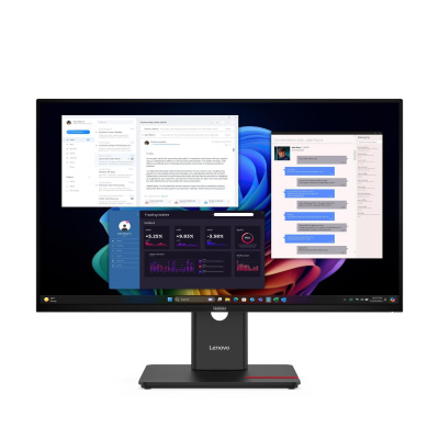BAZAR - LENOVO LCD T27UD-40 - 27",IPS,16:9,3840x2160,60Hz,350cd/m2,1500:1,4ms,HDMI,DP,USB Hub,USB-C,RJ45 - Poš. ob