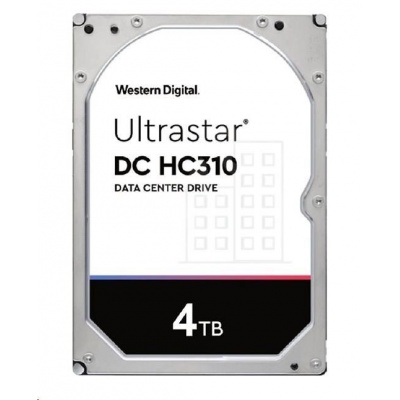 Western Digital Ultrastar® HDD 4TB (HUS726T4TALA6L4) DC HC310 3.5in 26.1MM 256MB 7200RPM SATA 512N SE (GOLD WD 4TB)