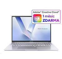ASUS NTB Vivobook 16 (M1605NAQ-OLED048W), Ryzen 7 170, 16" 1920 x 1200, 16GB, 1TB SSD, Radeon, W11 Home, Silver