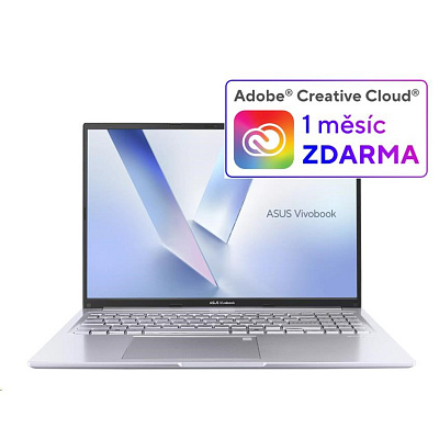 ASUS NTB Vivobook 16 (M1605NAQ-OLED048W), Ryzen 7 170, 16" 1920 x 1200, 16GB, 1TB SSD, Radeon, W11 Home, Silver