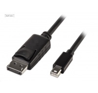 PREMIUMCORD Mini DisplayPort - DisplayPort V1.2 přípojný kabel M/M 1m