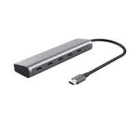 TRUST Rozbočovač Halyx Aluminium 5 Port USB 3.2 Gen1 Hub