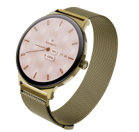 Garett Smartwatch Verona 2 zlatá, gold MESH steel