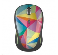 TRUST Myš Yvi Wireless Mouse USB, geometrics